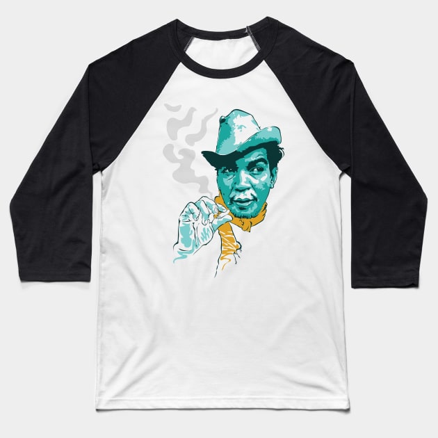 Cantinflas Baseball T-Shirt by salohman